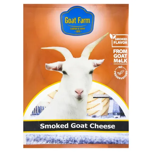 Сир плавлений Goat Farm копчений з козячого молока 45% 100г