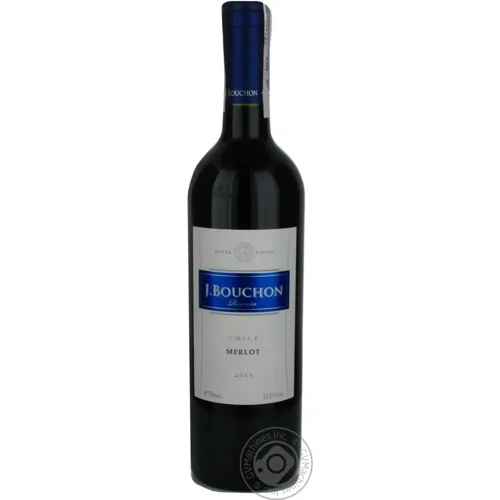 Вино J. Bouchon Merlot червоне сухе 13-14% 0,75л