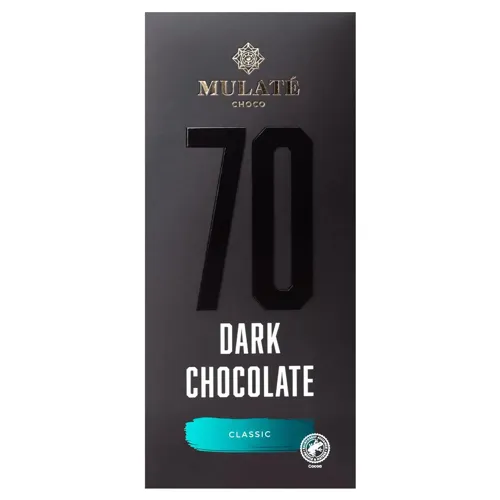 Шоколад чорний «Mulate Choco Classic» 70%, 90г