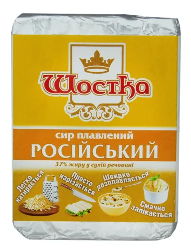 Сир плавлений 37% Український Шостка м/у 90г
