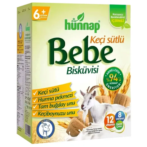 Печиво Hunnap Bebe з козячим молоком 2х200г