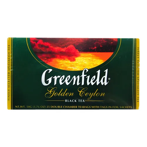Чай чорний байховий дрібний Golden Ceylon Greenfield