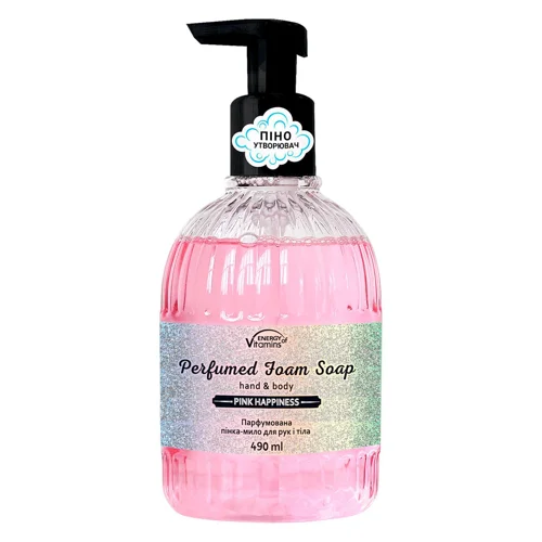 Мило-пінка Energy of Vitamins Pink Happiness парфумоване 490мл