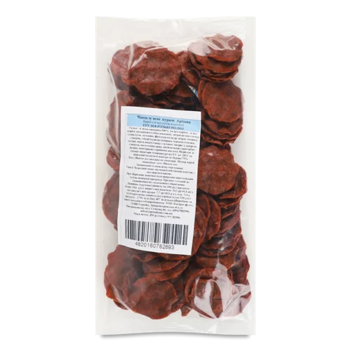 Чипси М'ясні Курячі Сиров'ялені Арізона ТОВ Експрес Фудз, м/у, 250г