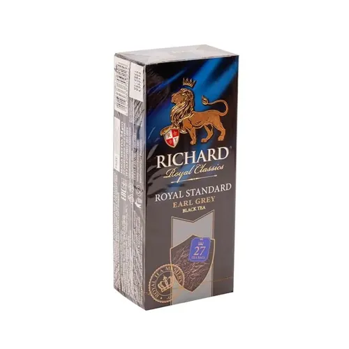Чай Richard Earl Grey Standart чорний з ароматом бергамоту індійський