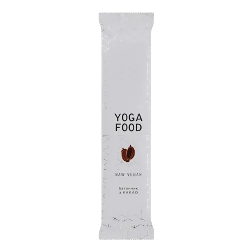 Батончик горіхово-фруктовий Какао Yoga Food м/у 40г