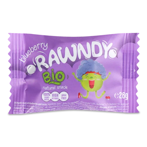 Печиво Rawndy З Чорницею, в/ґ, 200г