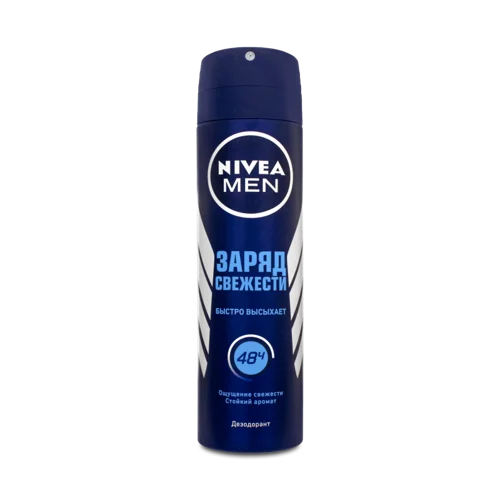 Дезодорант-антиперспірант Чоловічий Заряд Свіжості Nivea Men, Пластикова Пляшка 150мл