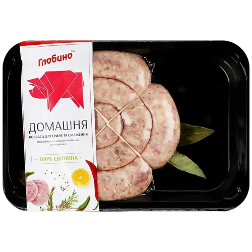 Ковбаса Глобино Домашня для гриля та смаження 600г