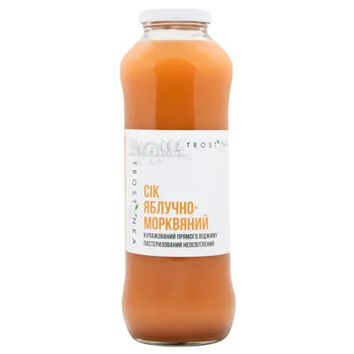 Сік Тростинка Яблучно-морквяний 1л