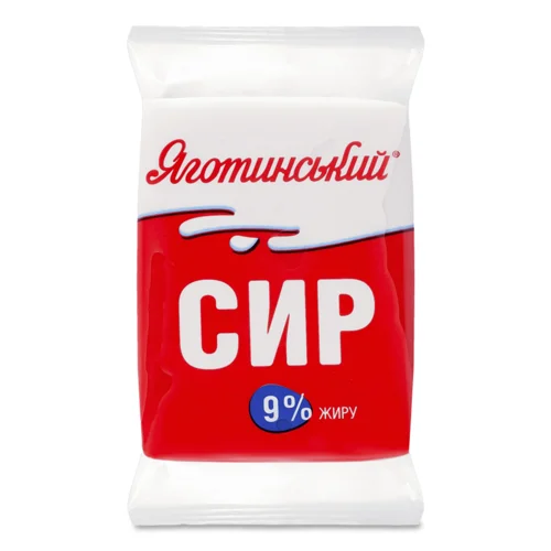 Сир кисломолочний Яготинський 9%, 180г