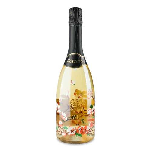 Вино Ігристе Gavioli Moscato Біле, п/пл 0.75л