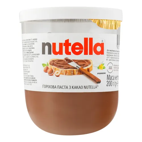 Паста горіхова з какао Nutella 200г