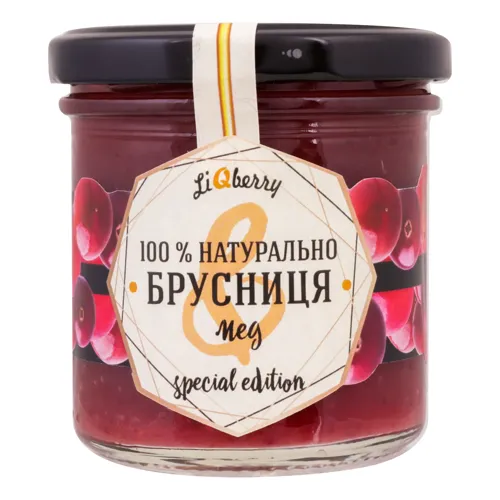 Паста Брусниця та мед LiQberry