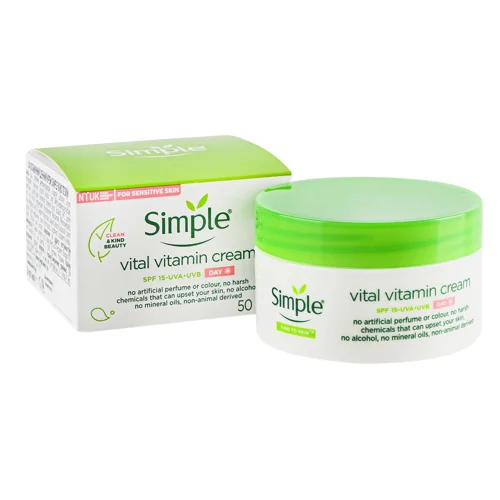 Крем для обличчя Simple Kind to Skin денний 50мл