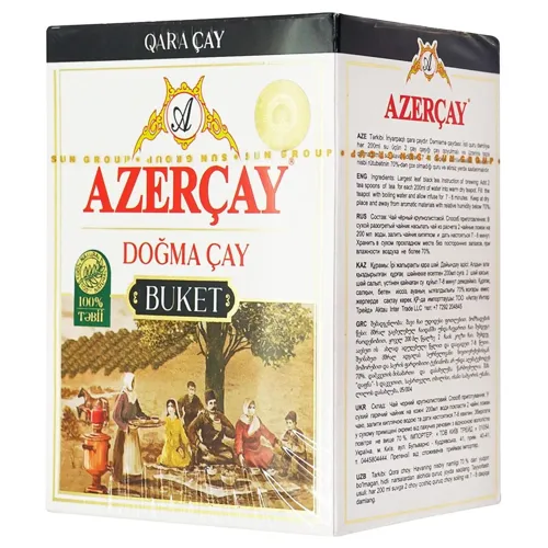 Чай чорний крупнолистовий «Buket Azercay» з залізної банки 100г