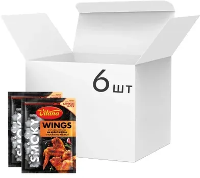 Упаковка спецій Vitana BBQ к крильцям 23г х 6 шт