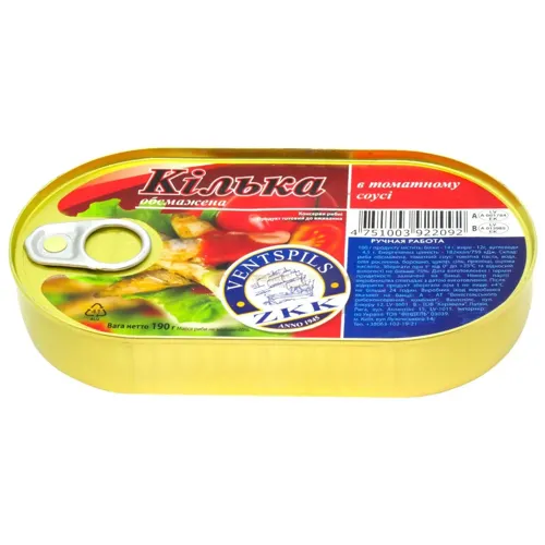 Кілька Ventspils обсмажена в томатному соусі 190г