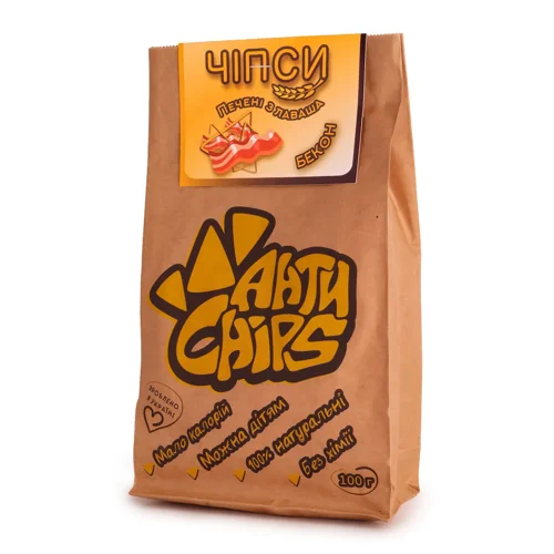 Чипси АнтиChips зі смаком бекону