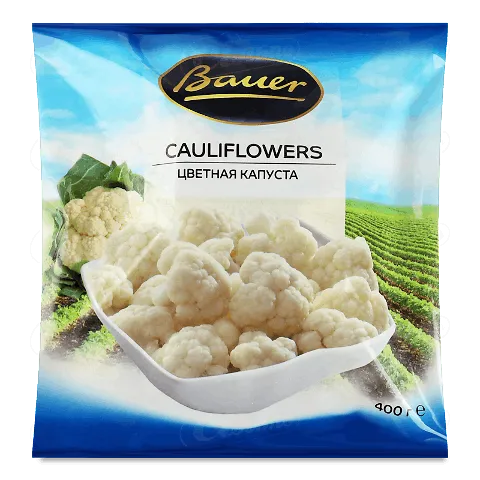 Капуста цвітна Bauer заморожена, 400г
