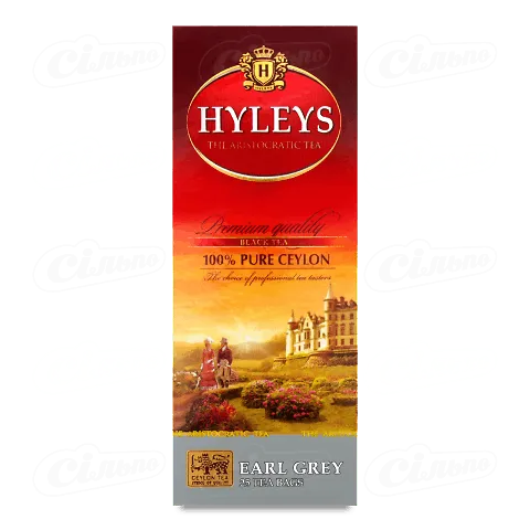 Чай Hyleys «Ерл Грей», 25*2г