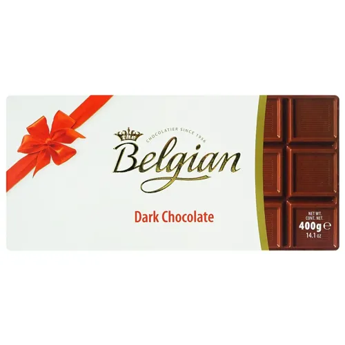 Шоколад чорний Belgian 400г