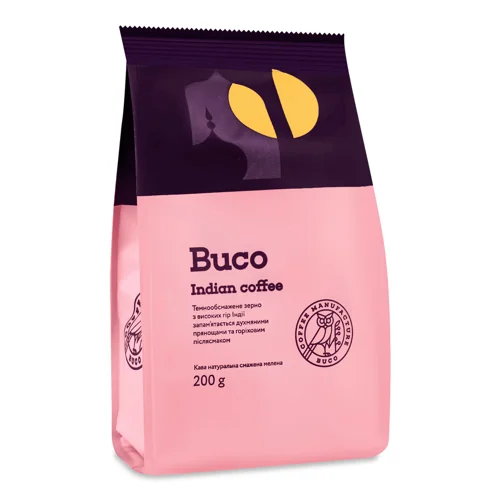 Кава мелена Buco Indian coffee смажена 200г