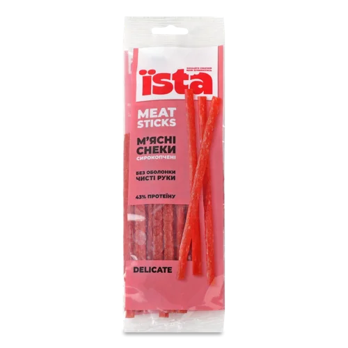 Снеки М'ясні Delicate Їsta Напівкопчені, 0.08 кг