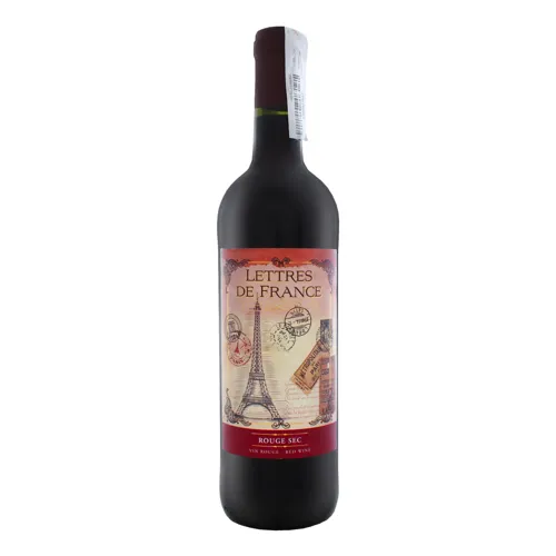 Вино 0.75л 12% червоне сухе Lettres de France пл