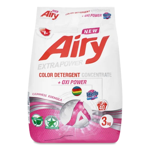 Пральний Концентрований Порошок Color+Oxi Power Extra Power Airy, 3 кг