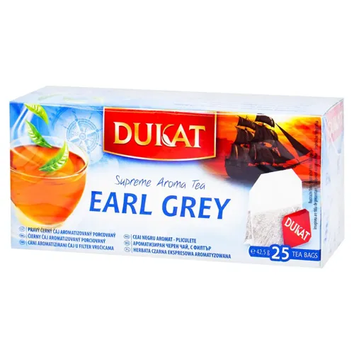 Чай чорний Dukat Earl Grey 1,7г*25шт
