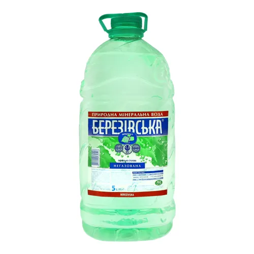 Вода мінеральна негазована Березівська у пластиковій пляшці 5л