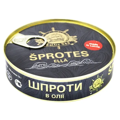 Шпроти Baltic Sea в олії ключ B*, 150г