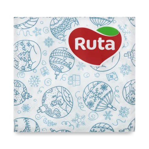 Паперові Серветки 2-шарові Ruta, 40 шт, в/с