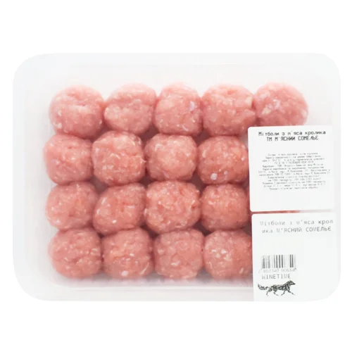 Мітболи М'ясний Сомельє з м'яса кролика