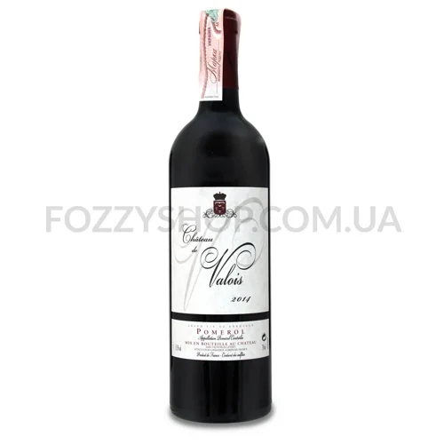 Вино Chateau de Valois Pomerol 2014,0,75л