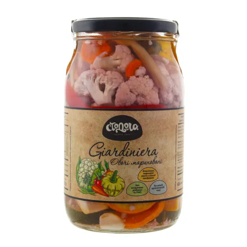 Овочі мариновані Giardiniera Стодола 900г