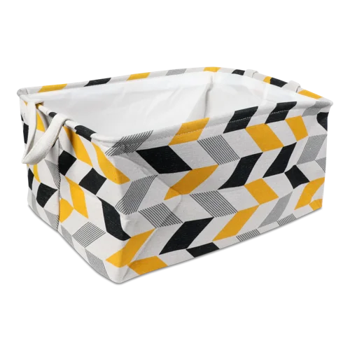 Ящик для Зберігання Home&Care Жовто-Сірий, Пластик, 40x31x20см