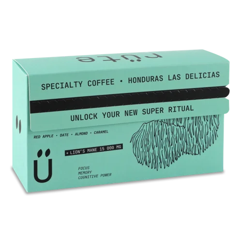 Кава Натуральна Зернова Смажена Мелена з Екстрактом Грибів Honduras Las Delicias, к/у, 250г