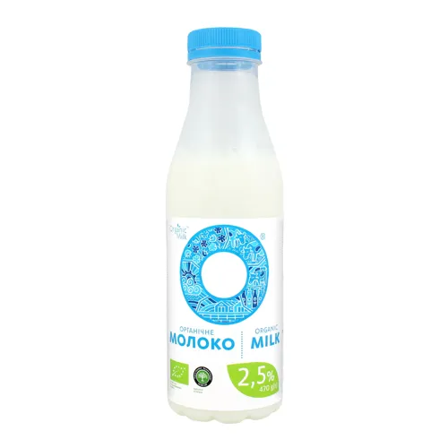 Молоко 2.5% органічне Organic Milk п/бут 470г