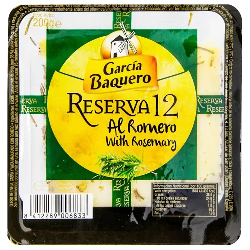 Сир Garcia Baquero Reserva з розмарином 12 міс 200г