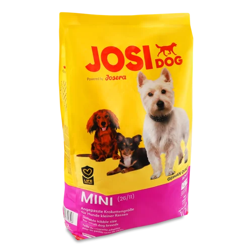 Корм Сухий Повнораціонний Для Дорослих Собак Дрібних Порід Mini JosiDog, В/ґ, 10 кг