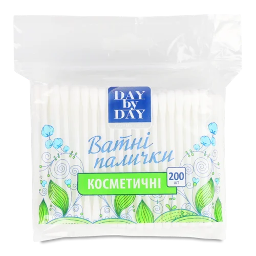 Ватні Палички Косметичні Day By Day, М/у, 200шт