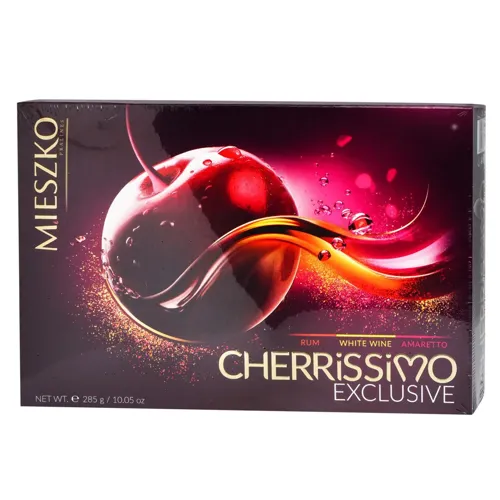 Цукерки Mieszko Cherrissimo Exclusive шоколадні з вишнею 285г