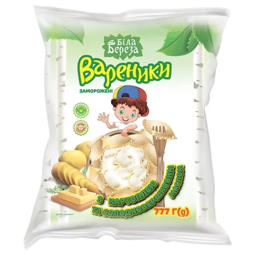 Вареники Біла Береза з картоплею та маслом 777г