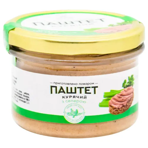 Паштет курячий з селерою 200г