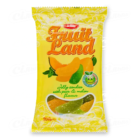 Мармелад Klim Fruit Land груша-диня желейний, 200г