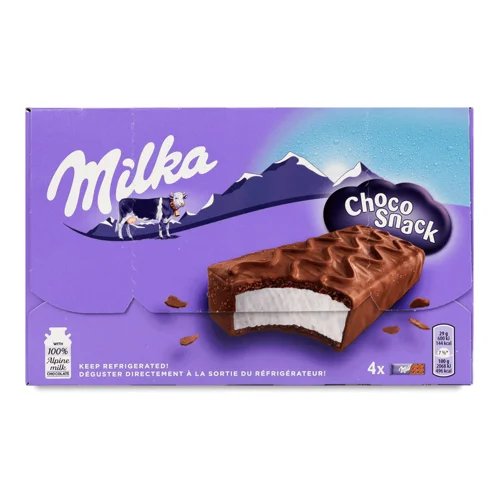 Бісквіт Milka з какао та глазур з молочного шоколаду,116г