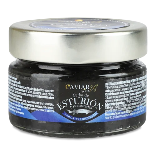 Ікра Капсульована Перли З Осетром Пастеризовані, с/б 100 г