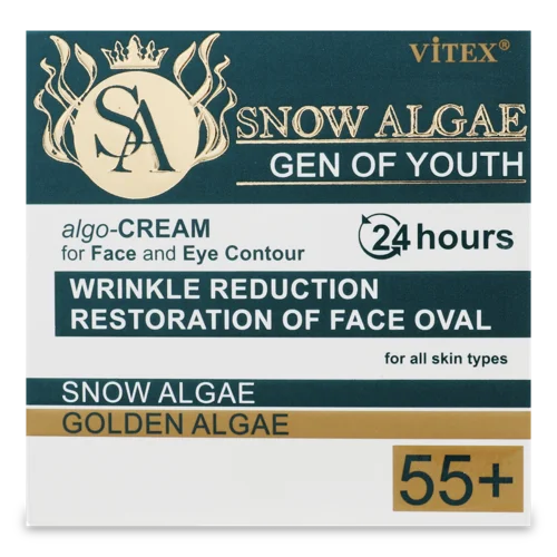 Альго-крем для обличчя та шкіри навколо очей Snow Algae Вітэкс, 45мл